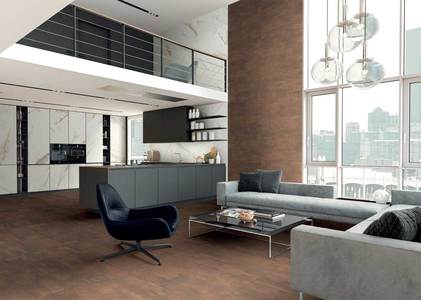 FUSION BRONZO RUGGINE / VISION CALACATTA BROWN